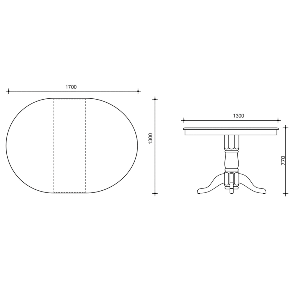 Trpezarijski sto ML7 - Slika 2