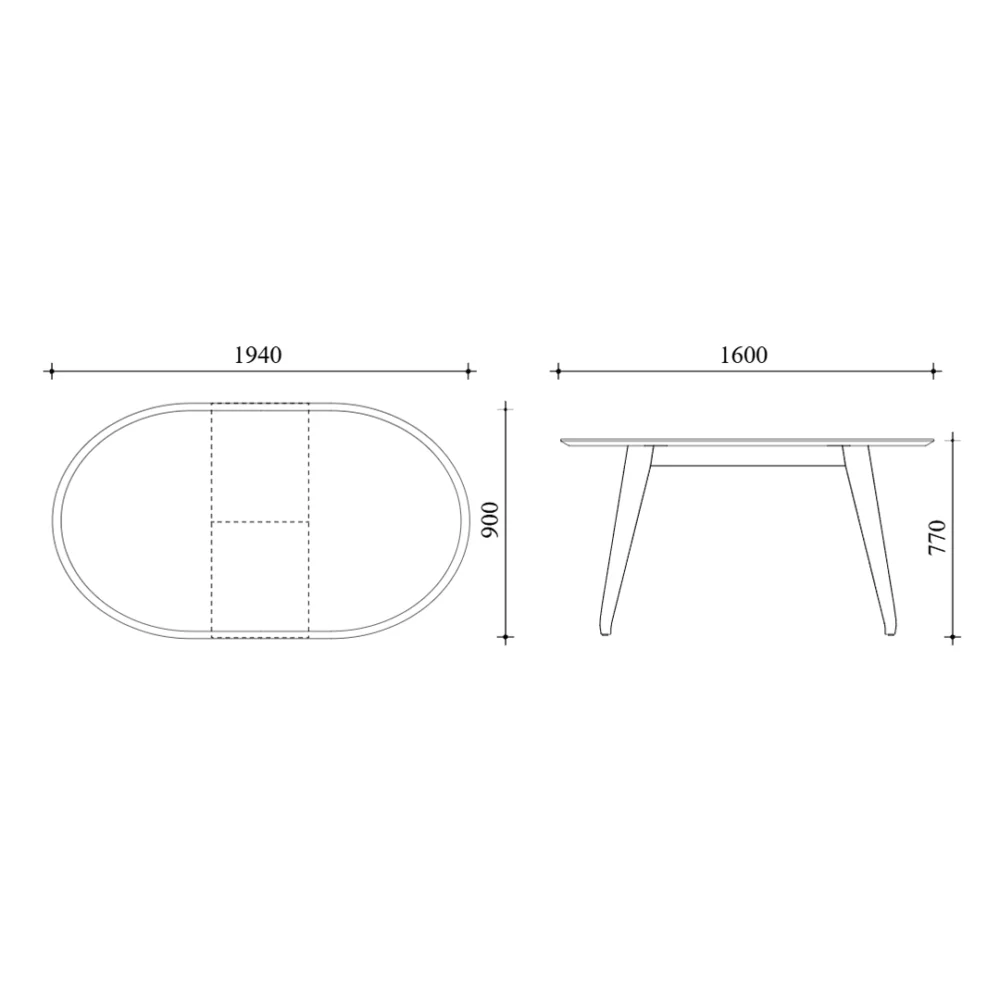 Trpezarijski sto Brutus 160 XL - Slika 3