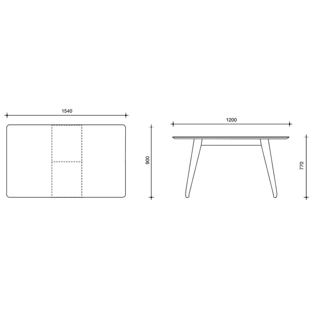 Trpezarijski sto Brutus 120 XL - Slika 3