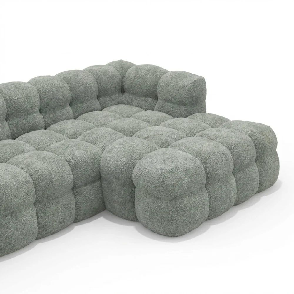 Ugaona garnitura Puffy - Slika 2